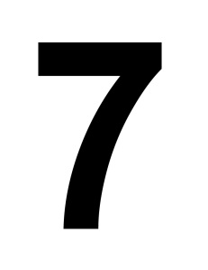 image of number 7